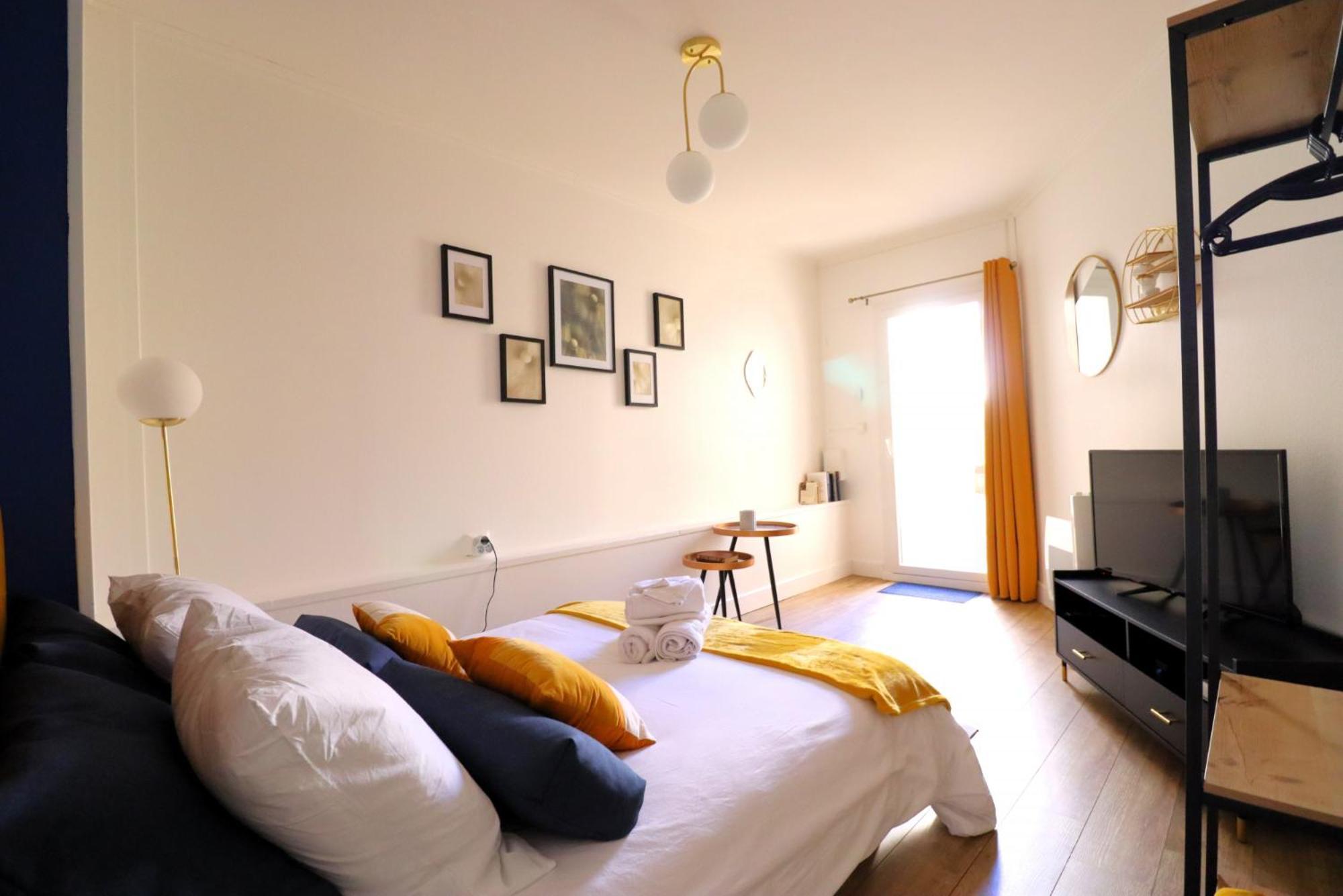 Le Neo - Studio Chic Avec Sa Cour Privative Et Fibre Bergerac Rom bilde